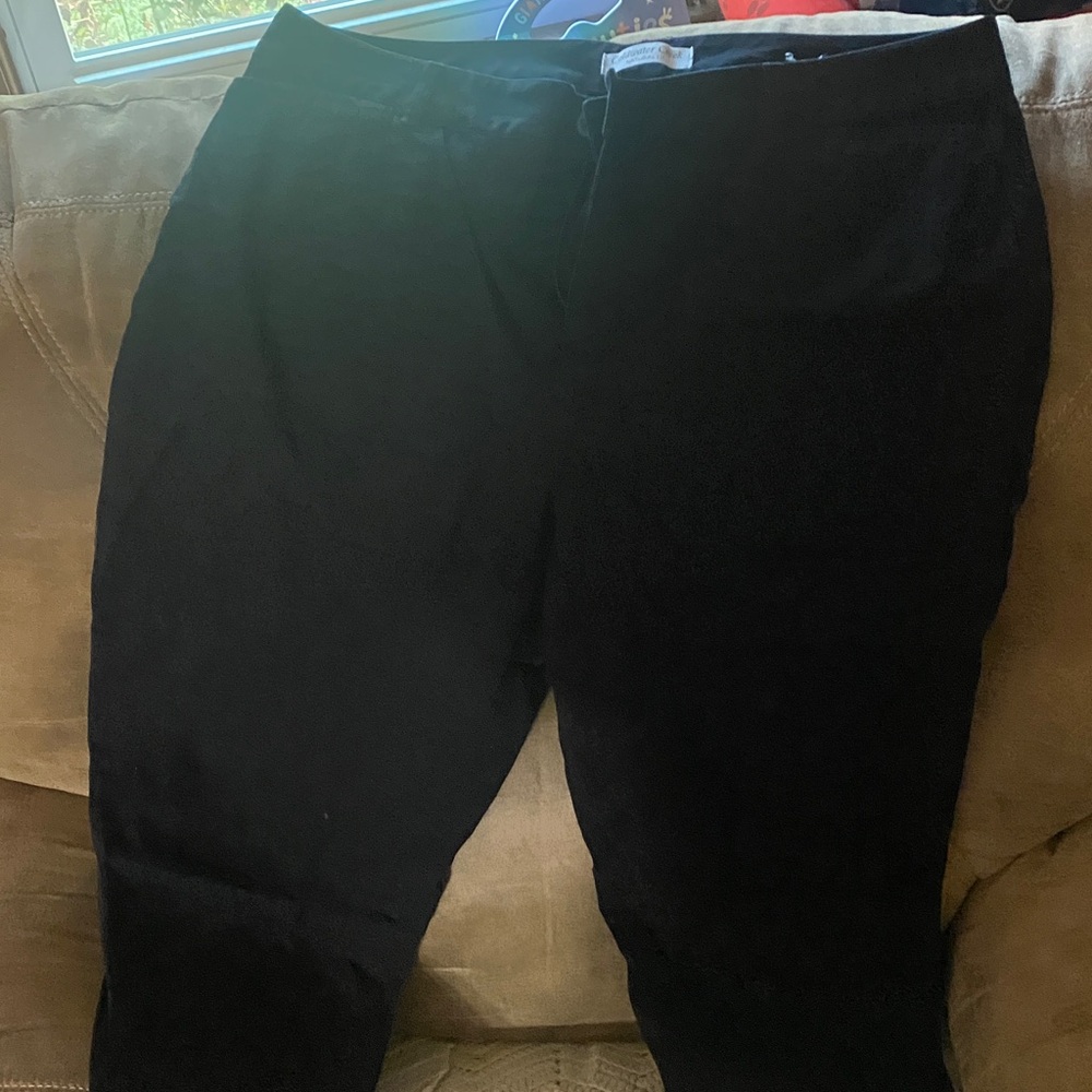 Coldwater Creek Black Capris